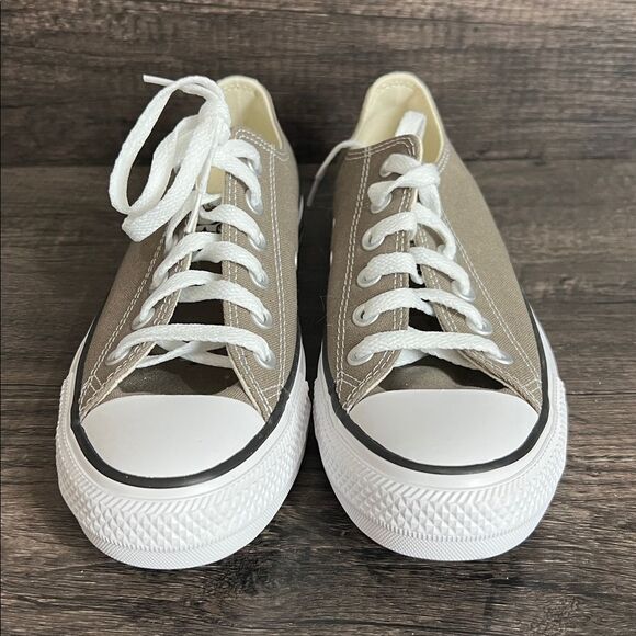 Converse Unisex Size 6M/8W Tan Gray Lace Up Classic Sneaker Shoes - Picture 2 of 6